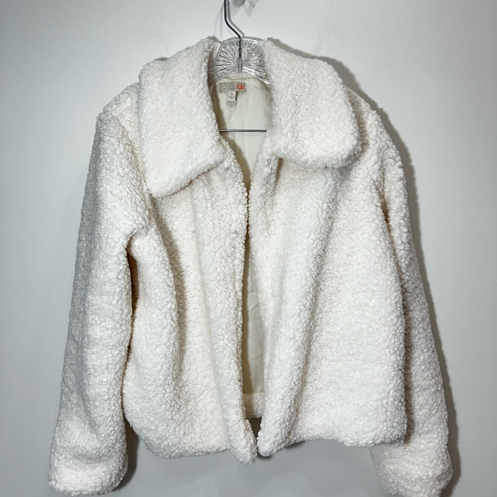 Cute Sherpa Jacket Gianni Bini Coat Juniors XL